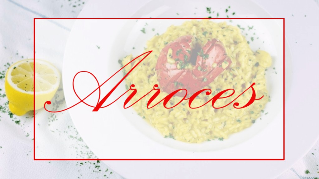 Recetas de arroz