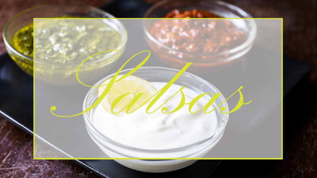 Recetas de Salsas