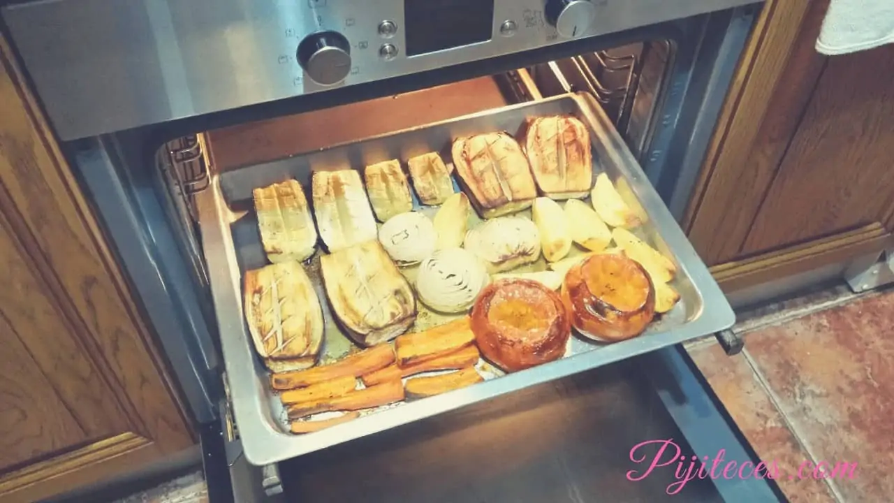Receta de asado de verduras