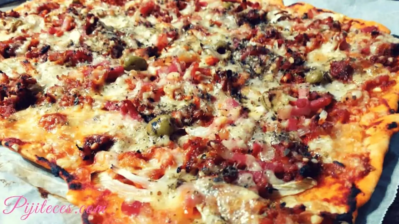 Receta de pizza de pulled pork