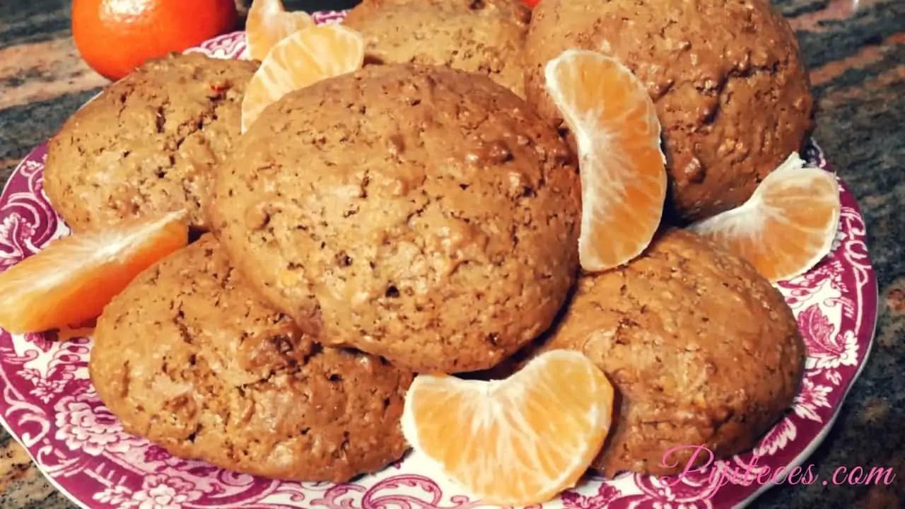 Galletas de avena y mandarina