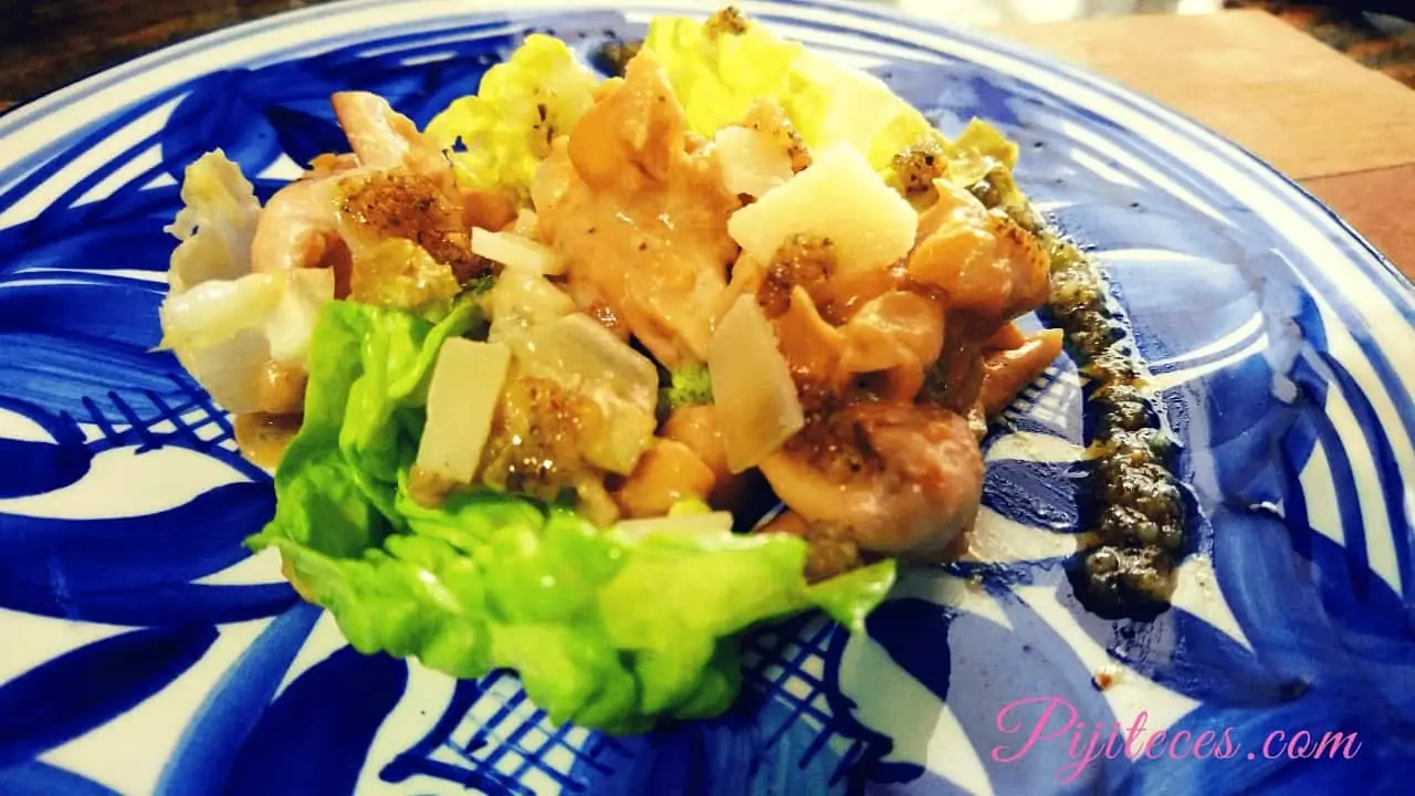 Ensalada campera con pollo