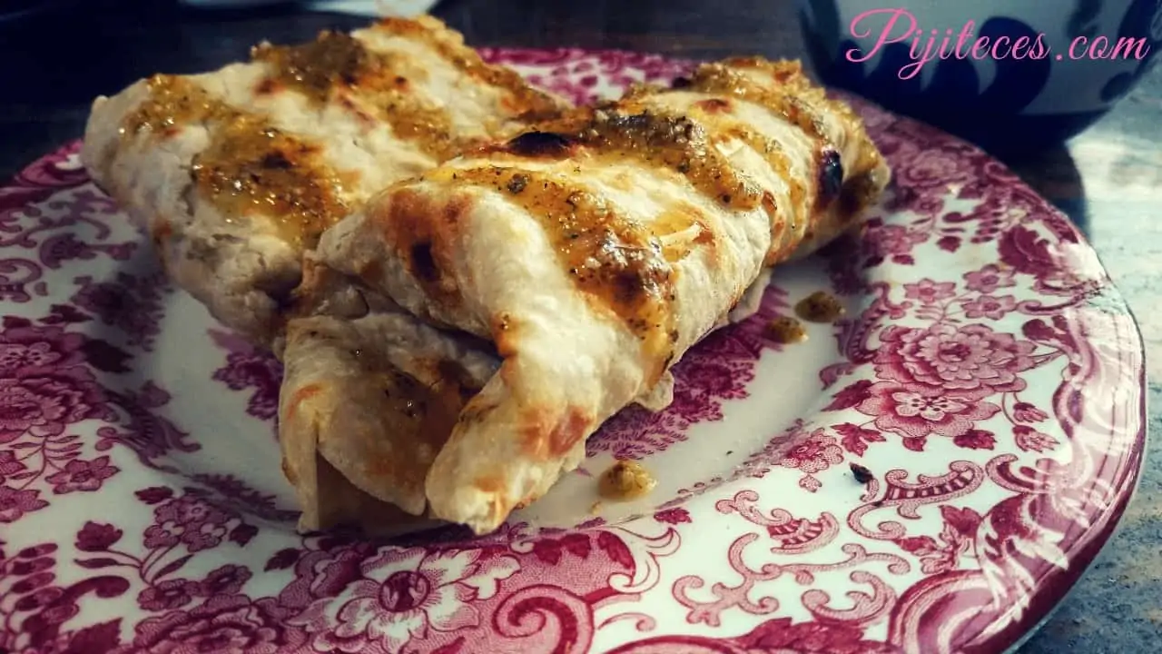 Fajitas al pesto