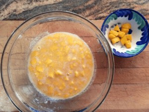 Relleno de coconut y mango