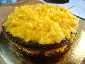 Bizcocho de coconut y mango
