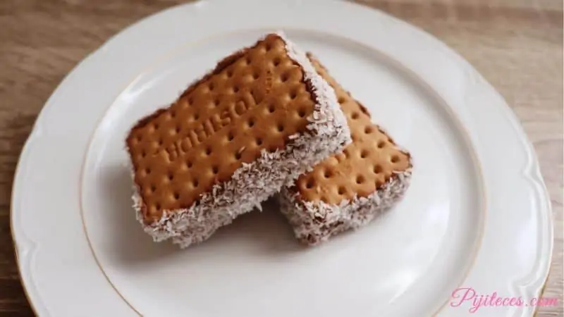 Sandwich de helado de plátano y chocolate