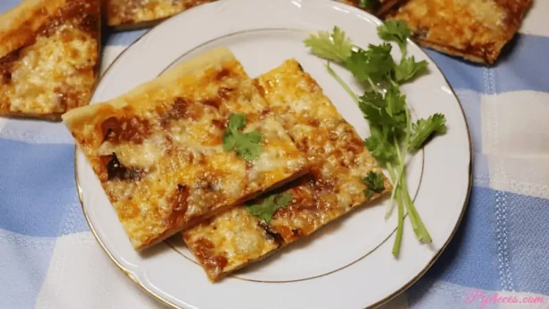 Pizza fácil rápida y picante