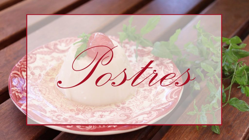 Recetas de Postres