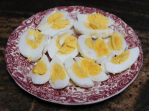 Huevos partidos