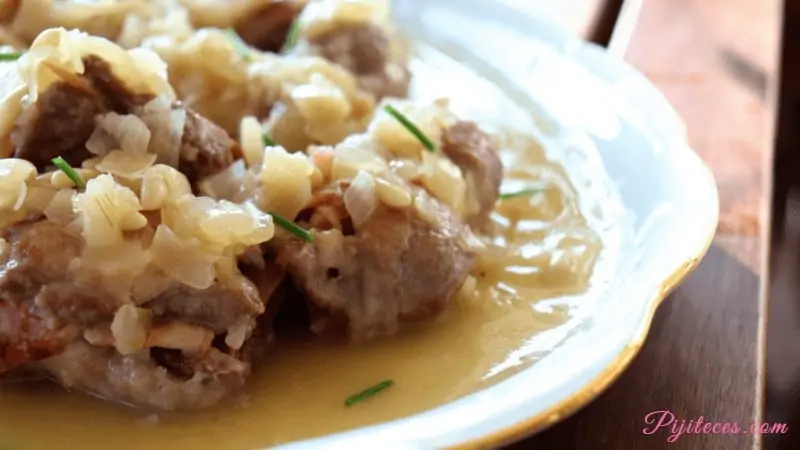 Rollitos de carne en salsa