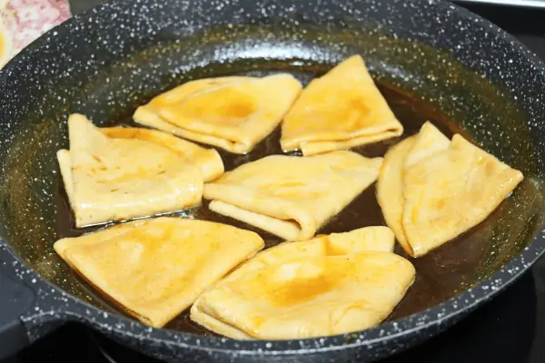 Crepes en salsa