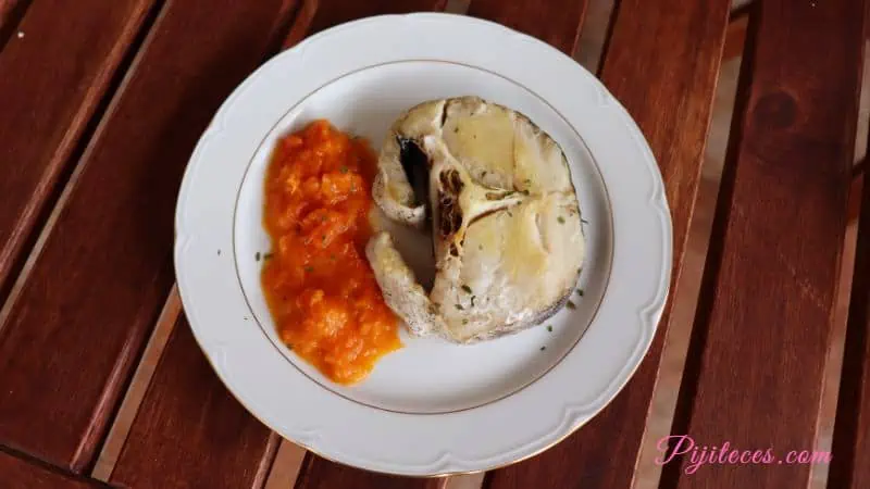 Merluza en salsa
